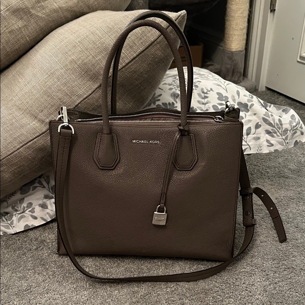 Michael Kors Grey Medium Satchel